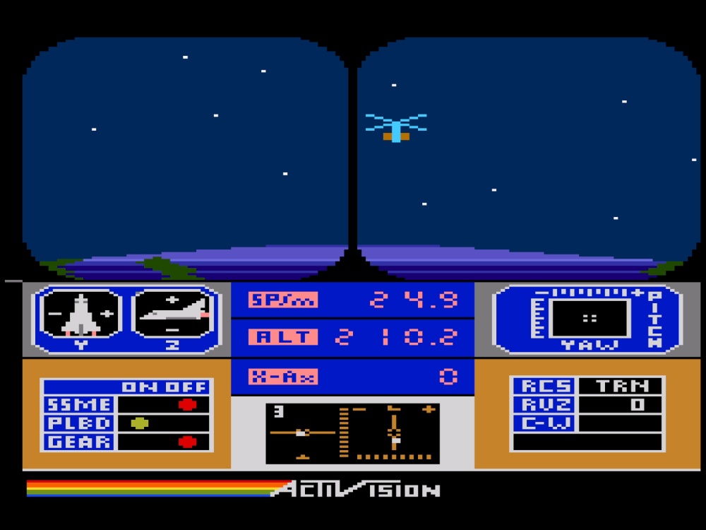 Gameplay of Space Shuttle: A Journey Into Space for Atari 5200